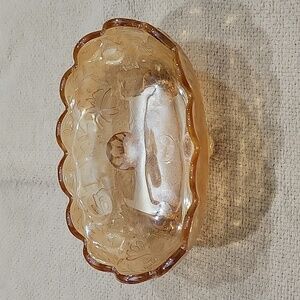 Jeanette glass Footed candy dish